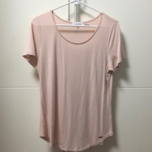 Pink Calvin Klein tee